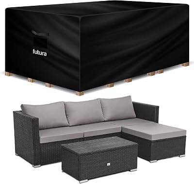 Futura Premium Rectangular Garden Furniture Cover 250x210x90cm 600D