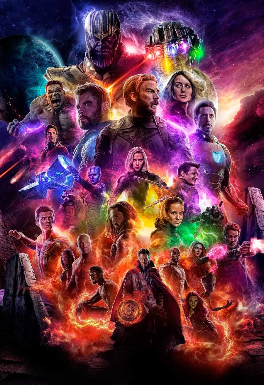 ZEMFO Avengers 4 Endgame Movie Poster (Paper, 12x18-inches)