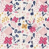 CREVENT Floral Baby Blanket 75x100cm Dotted Backing Soft Plush Receiving Crib view 6