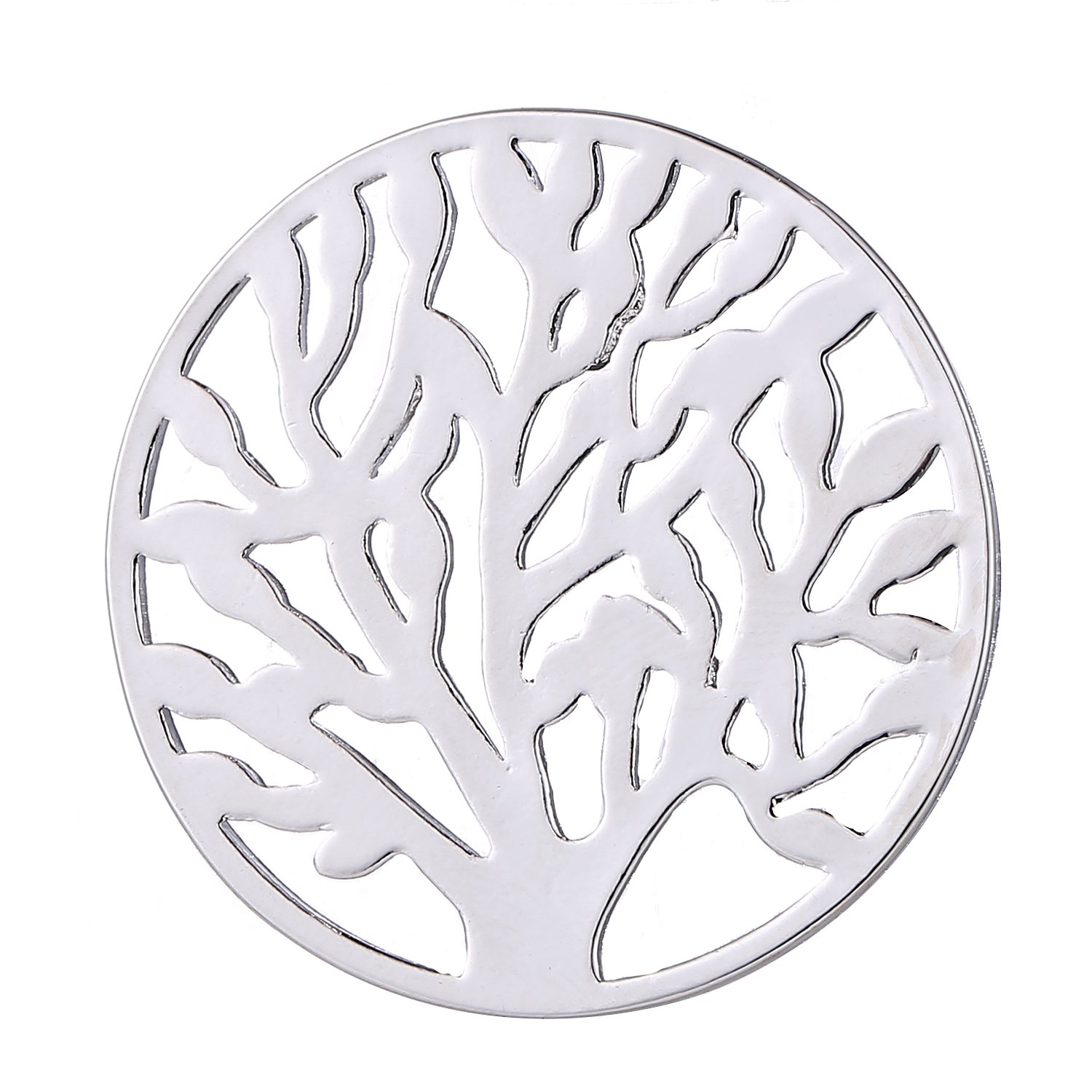 Morella Woman Coin 33 mm 1,3” Tree of Live Silver