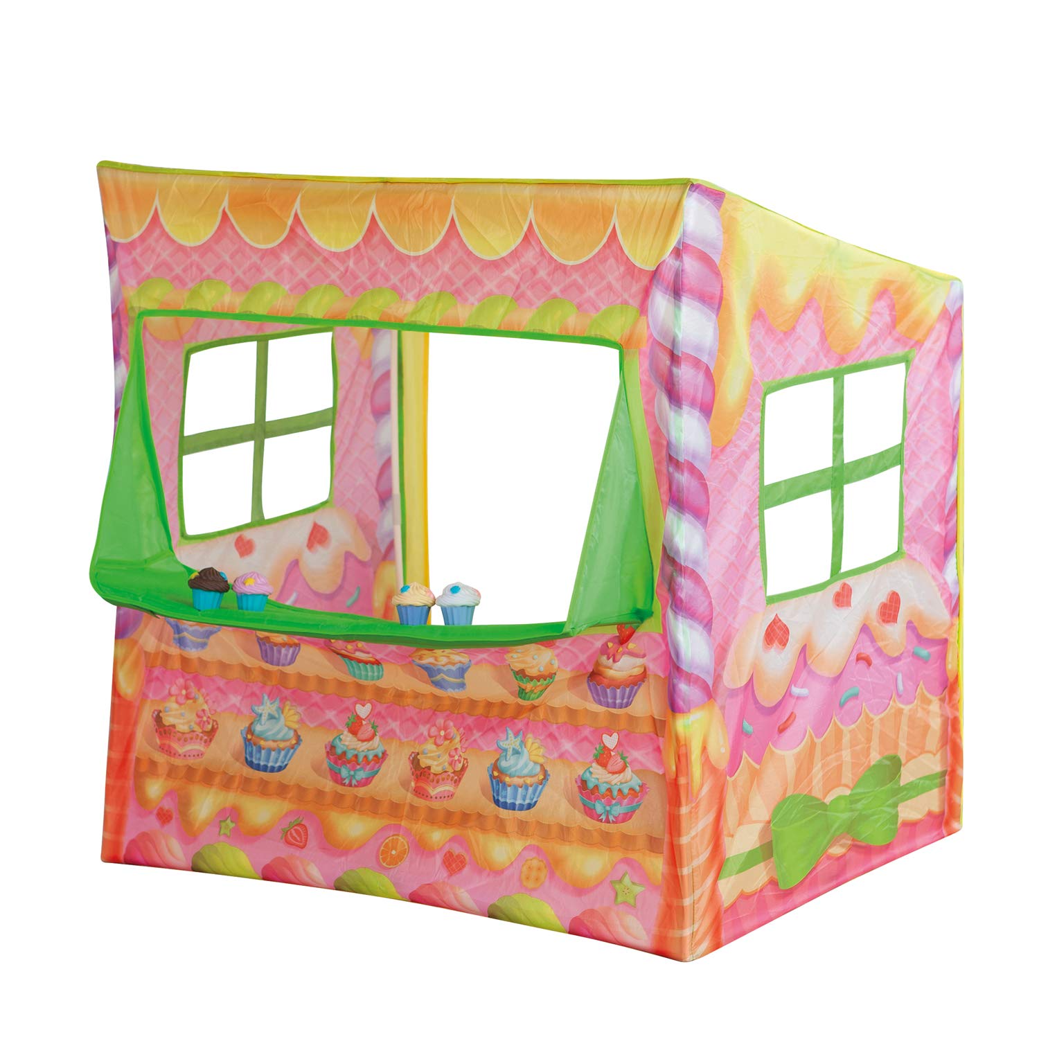 John 79806 Candyhaus Grocery Shop Play Tent with Cupcakes, Multi-Colour