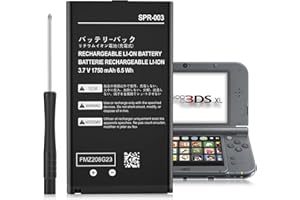 DGBOSEN 3DS XL Battery,3.7V 1750mAh High Capacity Replacement Battery for Nintendo 3DSXL/New 3DSXL/ 3DS LL/New 3DS LL Console,Includes Tool Kit