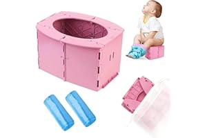 SunnySmile Travel Potty for Car，Travel Potty for Kids，Portable Potty for Toddler，Apply to Camping, Tourism, Outdoor, Indoor