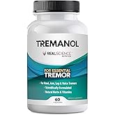 Tremanol Natural Aid Essential Tremor Relief Herbal Supplement for Neurological Support - Includes Vitamin B2 &amp; B12, Passionflower &amp; Skullcap for Hand Tremor Aids - Made in USA, 60 Caps
