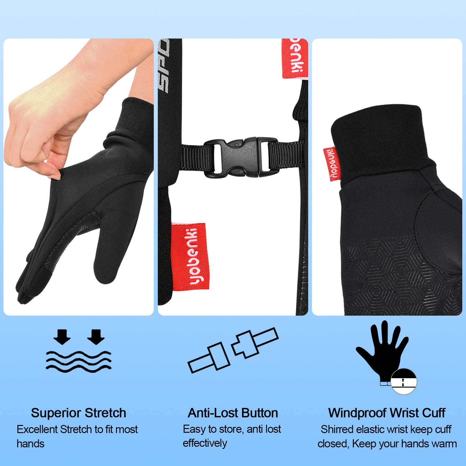 yobenki winter gloves