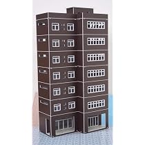 thumbnail image 2 of Outland Models HO/OO Scale Modern Tall Business Office Building - Plastic, Unpainted 2 of 6