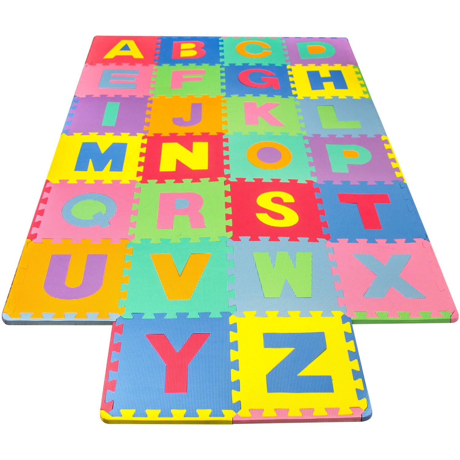 Buy Toy Cloud Huze Size Alphabet Foam Puzzle Mat 26 Pieces, Eva Foam
