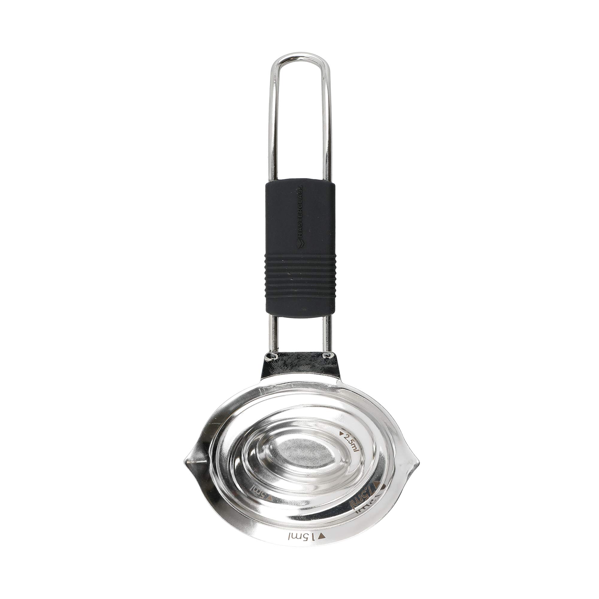 MasterClass All in 1 Measuring Spoon in ML, Stainless Steel, Includes ½ Teaspoon to 1 Tablespoon Measures