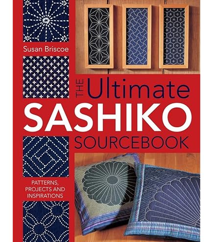 Olympus HL2004 Sashiko Sampler Tischset Hana-guruma – Marineblau, 31,8 X 45,7 Cm, 100% Baumwolle, Vorgedruckt