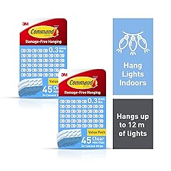 Command Indoor Mini Light Clips, Damage Free