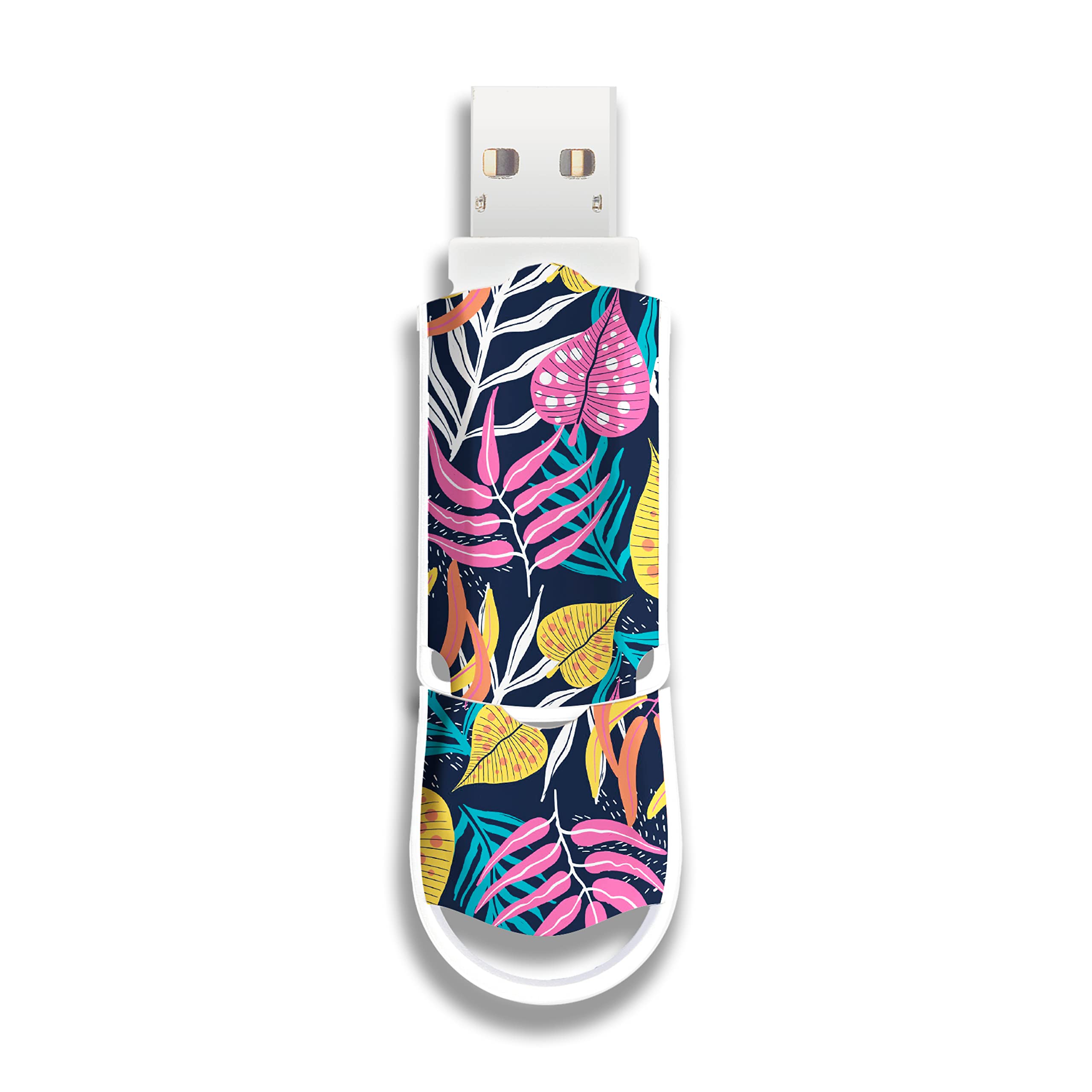 Integral 128GB XPression USB 3.2 Drive in Leaf Design – Vibrant and Elegant Memory Stick Pen Drive, External Storage for Work, Study and Leisure