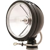 KC HiLiTES 1238 Daylighter Black 100w Single Spot Beam Light with Cover
