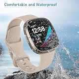 AK Silicone Sport Straps for Fitbit Sense 2 Sense Versa 4 Versa 3 Pack A S view 9