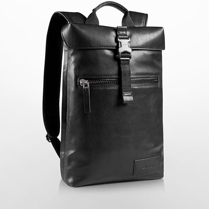 Calvin Klein Mens Vaughn Laptop Travel Backpack Bag Black