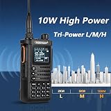 TIDRADIO TD-H8 10W Ham Radio Bluetooth Programming 8-Band NOAA Weather view 3