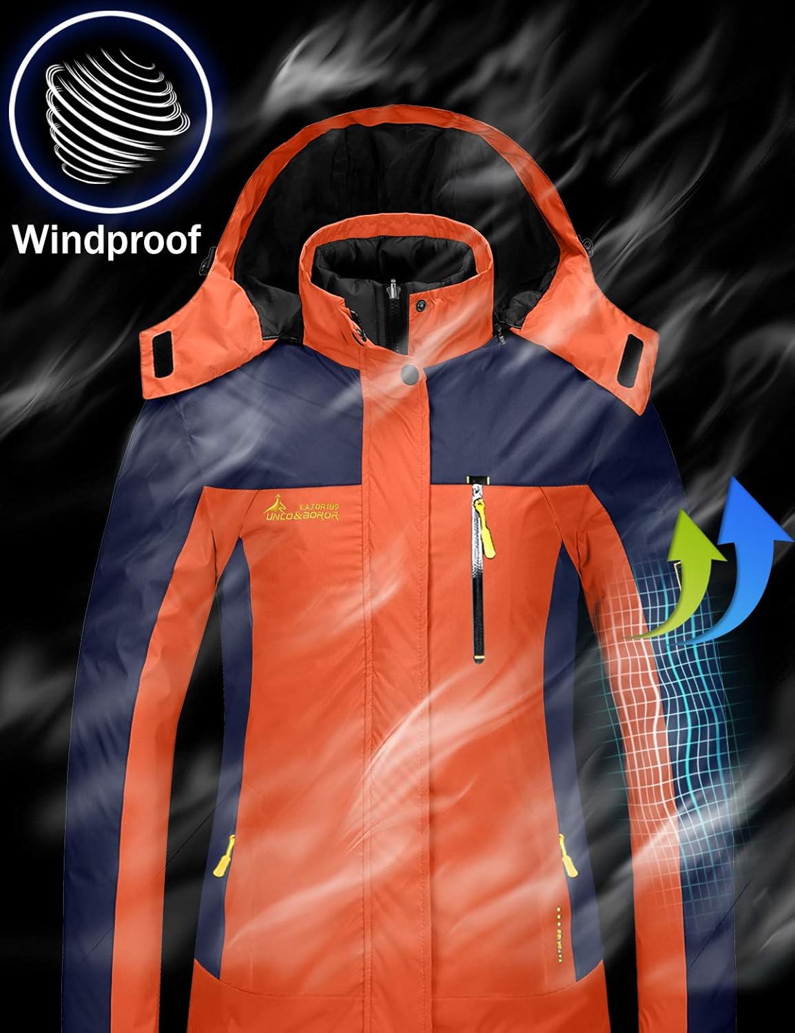 GEMYSE Women's Waterproof 3-in-1 Ski Snow Jacket Puffer Liner Insulated Winter Coat at  Women's Coats Shop