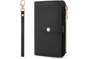 Lychii Passport Holder Cover, PU Leather Travel Wallet Case with RFID Blocking, Travel Documents Organizer for Passport, Business Cards, Credit Cards, Boarding Passes (Black, M)