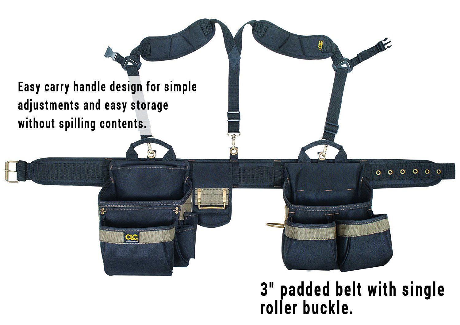 Tool Belt Work Suspenders Pouch Holder Bag Clip Organizer Carpenter