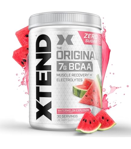 Amazon.com: Xtend Original BCAA Powder Blue Raspberry Ice, Sugar