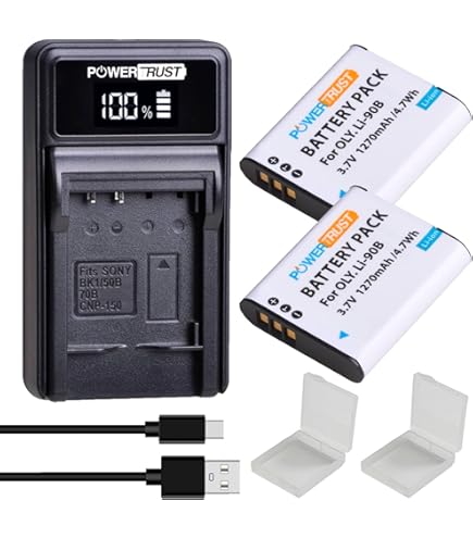 Amazon.com : Battery 2 Pack for Olympus Stylus Tough TG-850, Tough