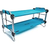 Disc-O-Bed Youth Double Cot Kid-O-Bunk w/ 200 Pound Capacity &amp; Carry Bags