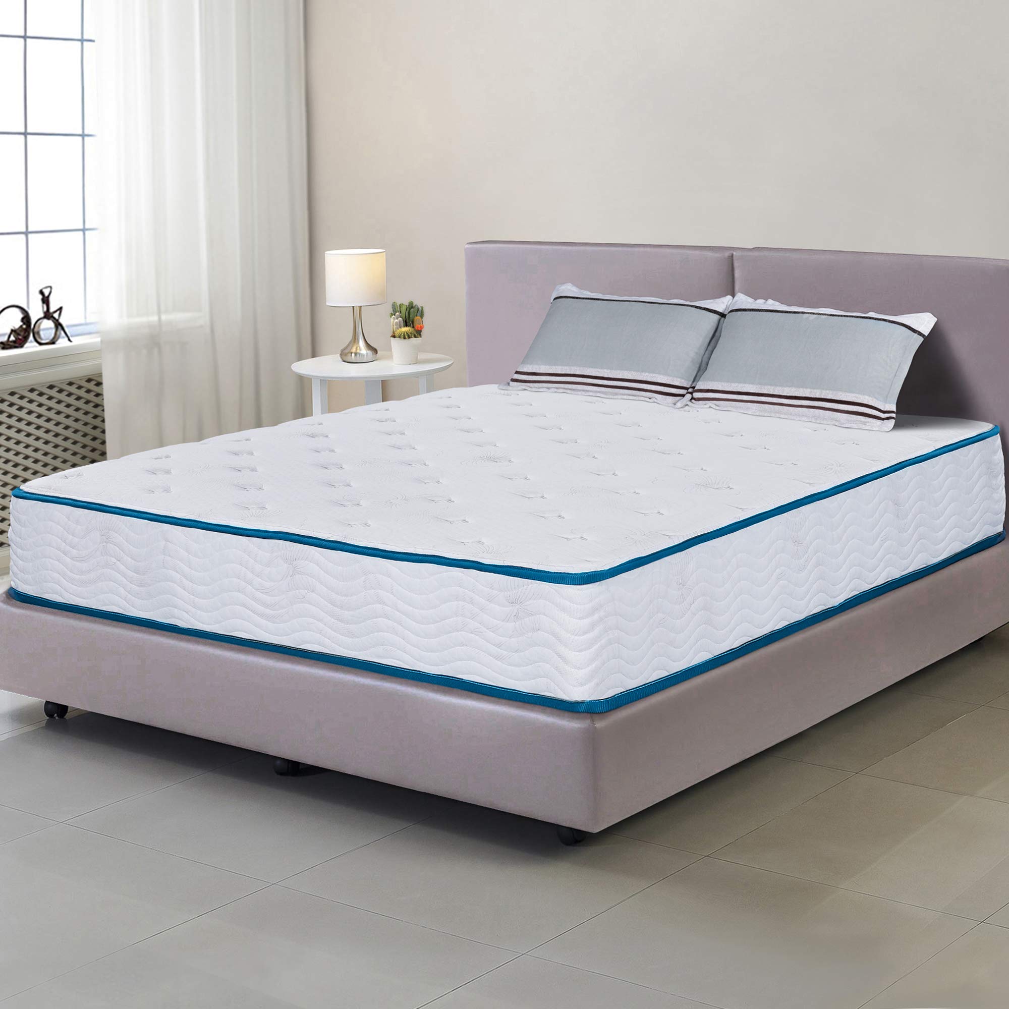 Olee Sleep 10 Inch Skyline Gel Infused Memory Foam InnerSpring Mattress