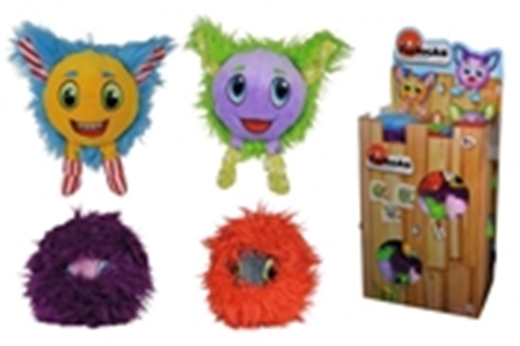 Simba 105951501 - Furlock's big plush monsters, 4 assorted, 1 piece