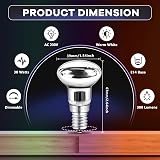 SCNNC R39 E14 Lava Lamp Bulb 230V 3.0W Dimmable Reflector 2700K Pack of 2 view 2