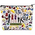 BWWKTOP How I Met Your Mom Makeup Bag Marshall and Lily & Robin Fans Gifts Ted Mosby Makeup Zipper Pouch Bag Barney Stinson Fans Gift (SUIP UP)