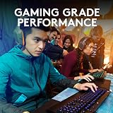 Logitech G213 Prodigy Gaming Keyboard UK Layout Black RGB Backlit view 2