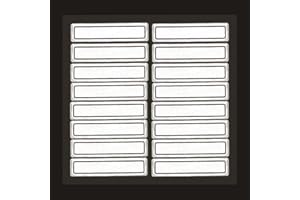 MyHardHatStickers Silver Retro Reflective Hard Hat Stickers - 1" x 4", Pack of 16, Durable Helmet Stickers for Construction & Safety, High Visibility Helmet Strips, Fire Helmet Decals, Strong Adhesive