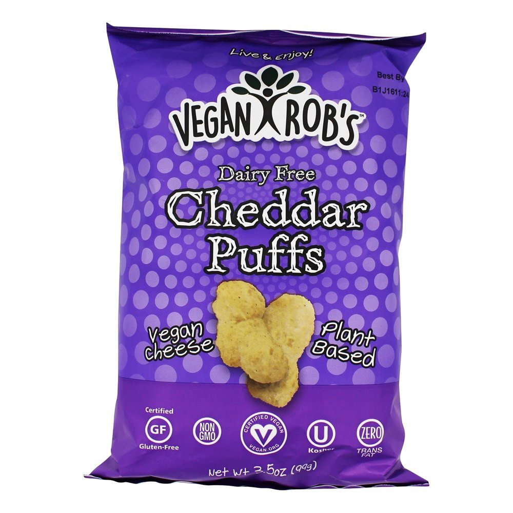 VEGAN ROB'S, Puff, Cheddar, DF - Pack of 12