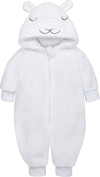 fluffy all in one baby suit