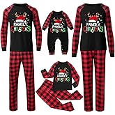 Matching Christmas Family Pajamas, Matching Pjs Couple Family Christmas Pajamas, Holiday Pajama Set For Couples