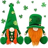 St Patricks Day Decorations - St Patricks Day Decor - Leprechaun Doll, St Patrick's Day Plush Shamrock Gnomes Decorations for Home, Office - Green St. Patricks Day Table Centerpiece - Irish Gifts