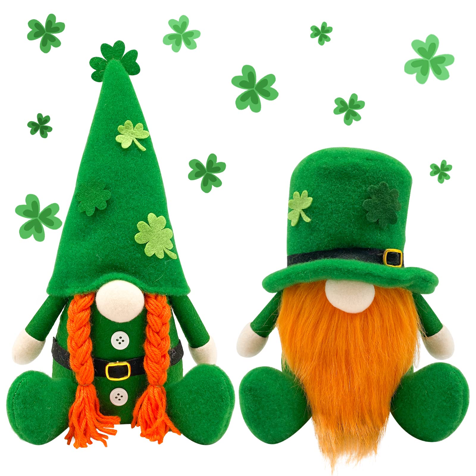 Photo 1 of * only comes with the pointed hat one *
St Patricks Day Decorations - St Patricks Day Decor - Leprechaun Stuffy Doll, St Patrick's Day Plush Shamrock Gnomes Decorations for Home, Office - St. Patricks Day Table Centerpiece - Irish Gifts