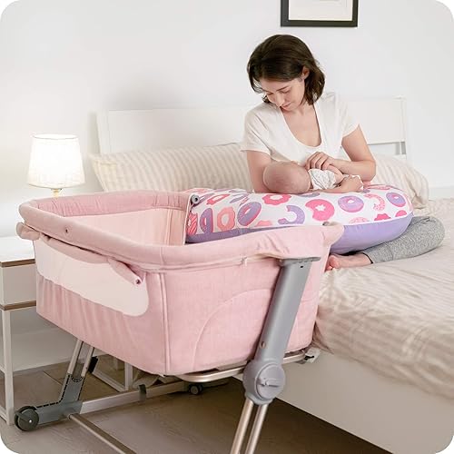 Unilove Hug Me Plus 3-in-1 Bedside Sleeper Portable Bassinet for