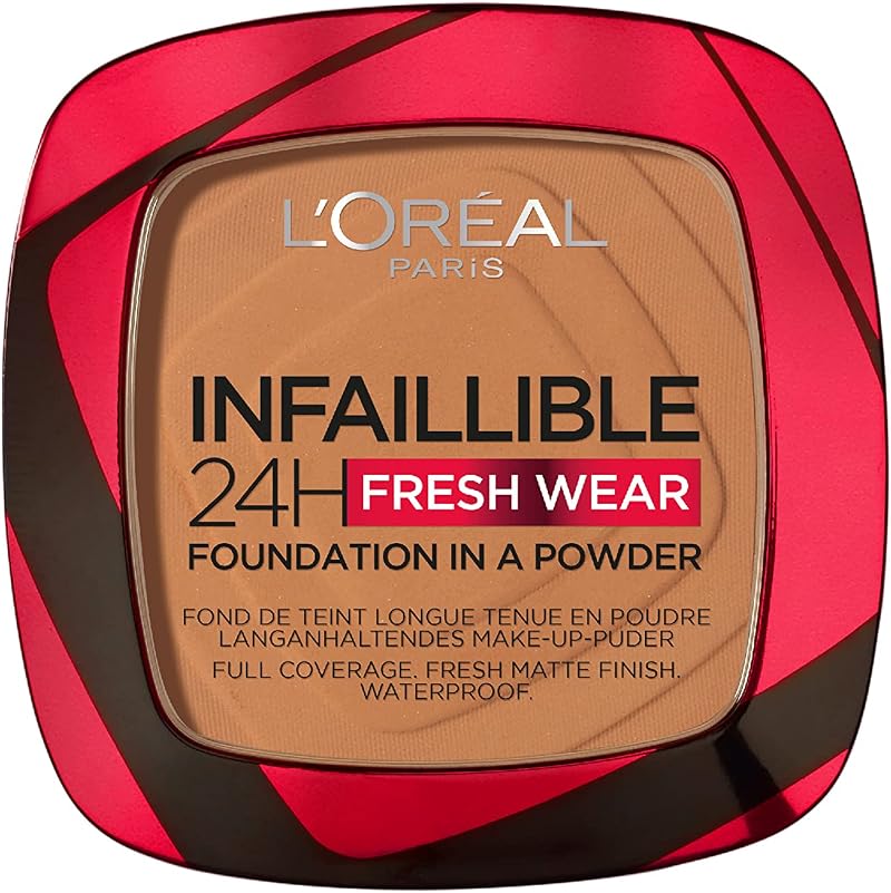 L'Oreal Paris Infallible 24H Fresh Wear Foundation Powder Hazelnut 330
