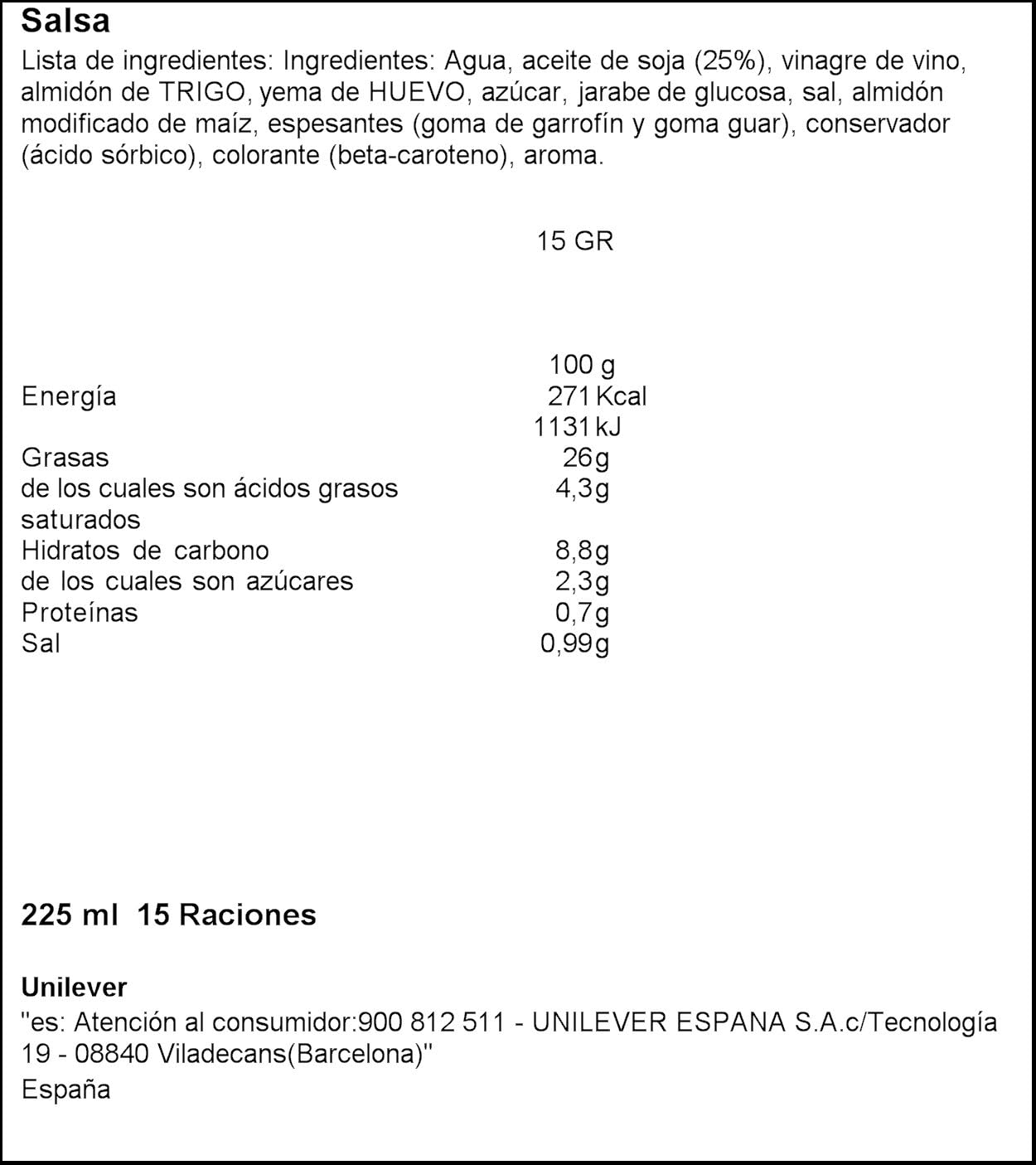 Ligeresa - Salsa Bocabajo, 225 ml: Amazon.es: Alimentación y bebidas