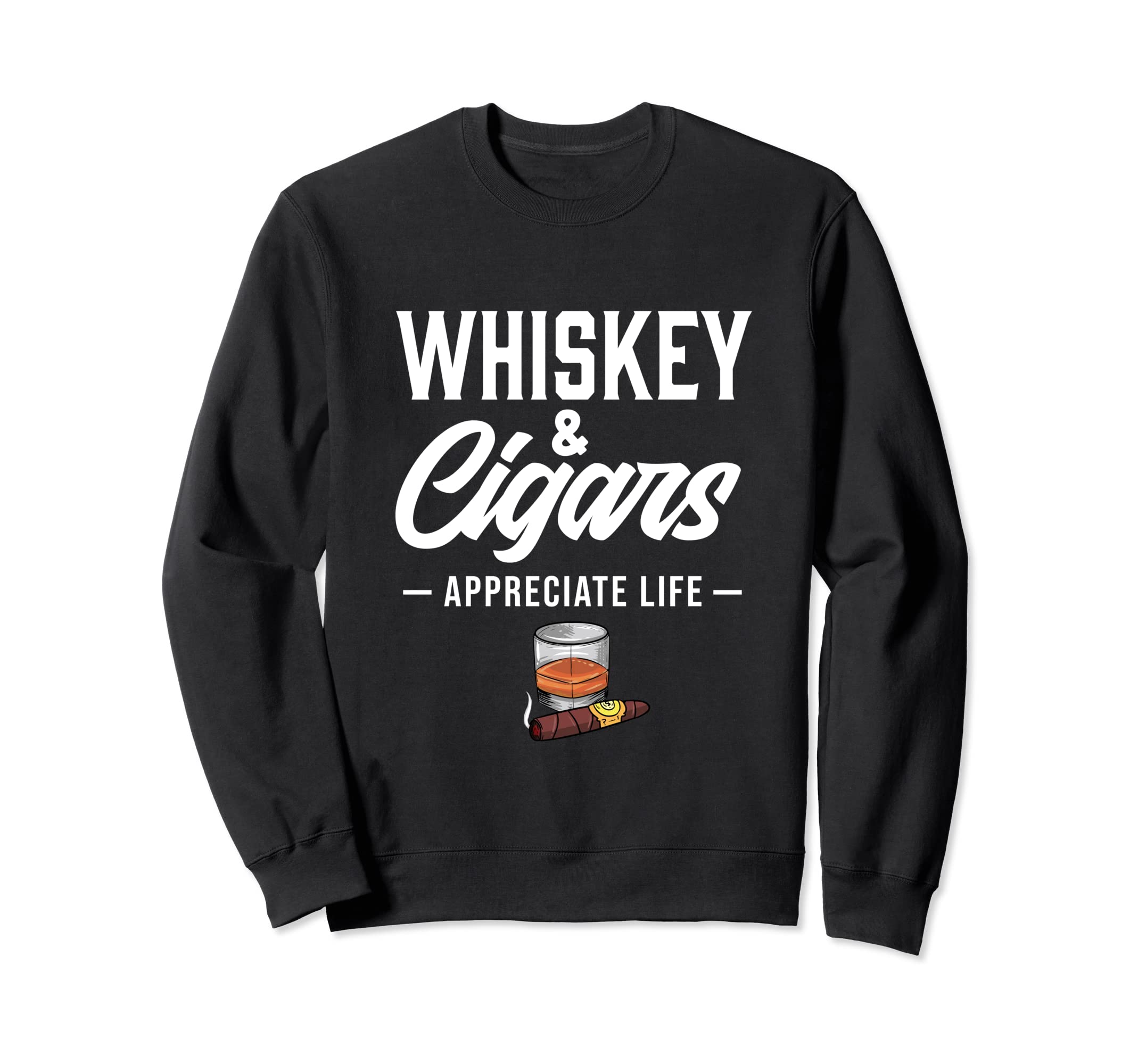 Bourbon Whiskey Lover Cuban Cigar Sweatshirt