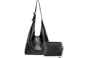 Montana West Hobo Bags Purse for Women Ultra Soft Foldable Shoulder Slouchy Handbags with Cosmetic bag