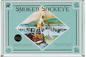 MADE IN OREGON Tony's Smoked Wild Sockeye Salmon 4 oz.