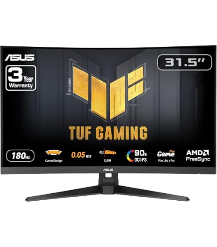ASUS TUF Gaming 24” (23.8 inch viewable) 1080P Monitor (VG249Q3A