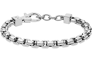 A|X Armani Exchange Stainless Steel Chain Bracelet for Men