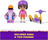 Dora Adventure Pack with Squirrel Tico Mini Playset 9 cm Figures Scooter view 3