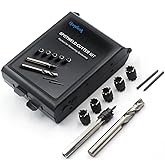 Spot Weld Cutter, 3/8 Inch HSS Spot Weld Drill Bit, 9-Pack | Punch Remover, Panel Separator,Sheet Metal Hole Cutter, Auto Body Work Tool, For Power Drill Spot Welding