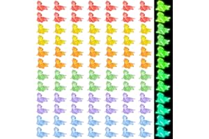 ZhouBoat 120Pcs Mini Glow Lizard Miniature Statue, Luminous Mini Resin Lizard Figure Cute Tiny Lizards Animal Miniature for DIY Garden Moss Landscape Crafts Ornaments