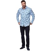 Robert Graham Mens Erasmus Long Sleeve Woven Button Down Shirt