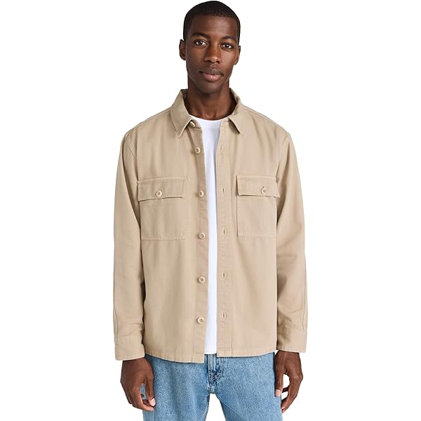 Amazon.com: Portuguese Flannel Men's Linen Shirt, Dry Green