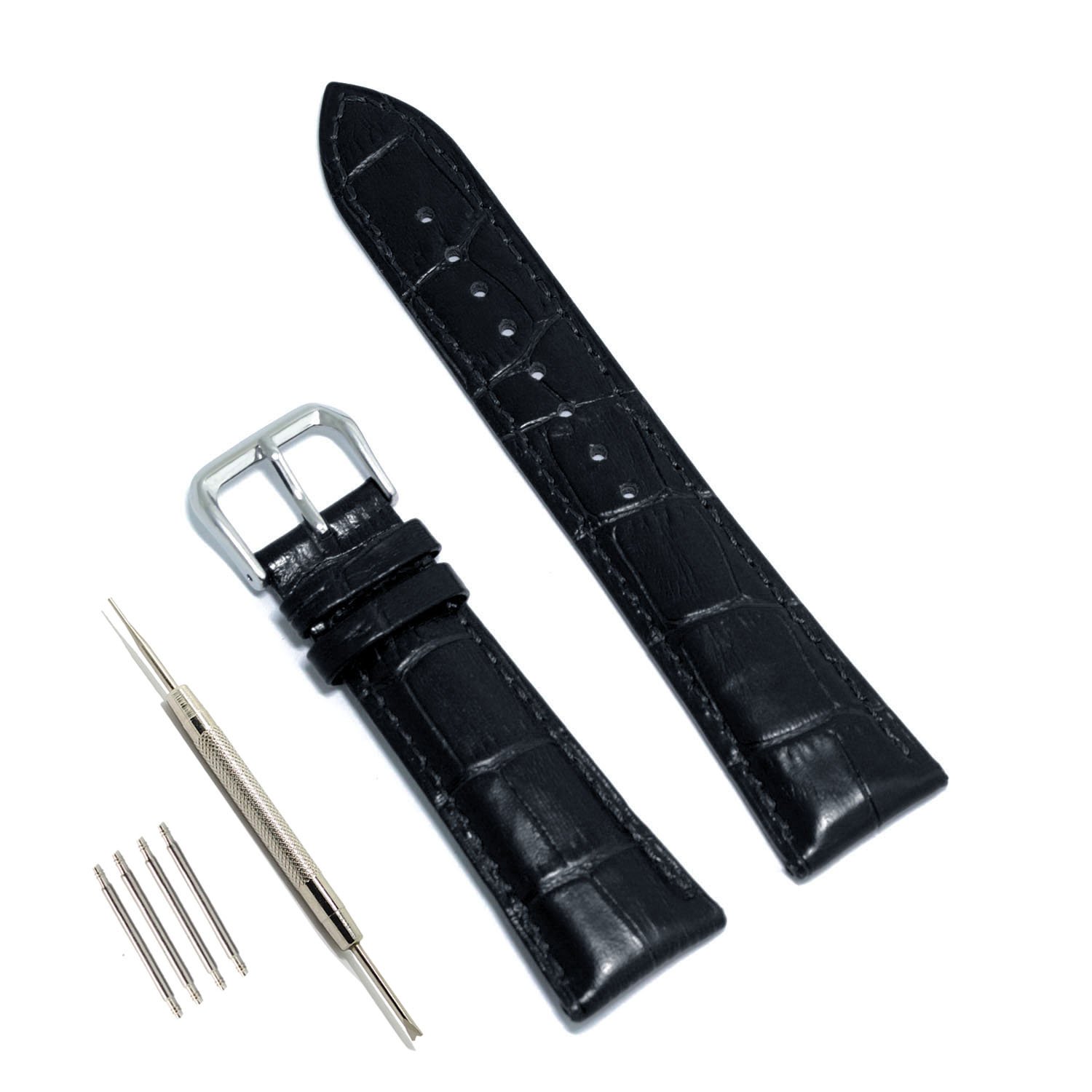 Comfort Genuine Leather Watch Band Premium Cowhide Leather Watch Strap